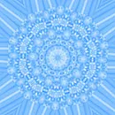 Kaleidoscope Pattern -Blue