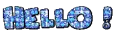 Glitter text
