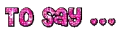 Glitter text