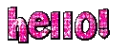 Glitter text