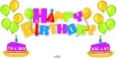 Happy Birthday divider