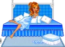 Blue Bed