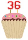 Cupcake 36th
