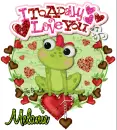 Melanie - I toadally love you Valentine