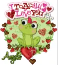 Angela -  I toadally love you Valentine