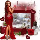 Winter red love