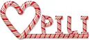 Pili Candy Cane Heart