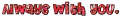 Glitter text