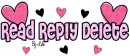 Read Reply Delete Pink Hearts Love Valentine