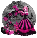 Queen of my heart/pink/black
