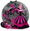 Queen of my heart/pink/black/Melanie