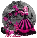 Queen of my heart/pink/black/Andrea