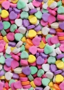candy hearts seemless backgound