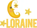Loraine Moon and Stars