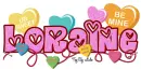 Loraine - Hearts Love Valentine's Day First name