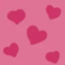 flashing hearts background