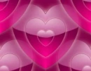 shiney pink hearts seamless background