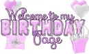 Welcome to my birthday page - wel