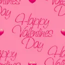 Happy Valentine's Day seamless background