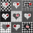 Valentine quilt background