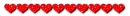 Valentine Hearts divider