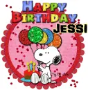 Jessi - Happy Birthday Snoopy