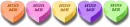 conversation hearts divider