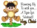 Chrissi - Have a Tigerific weekend