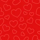 Hearts Red On Red