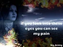 you can see my pain