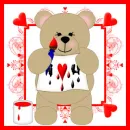 Beary Valentine Tag