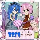 Best Friends Anime Girl - animated