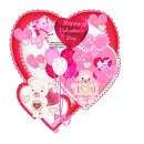 Happy valentines day/pink,red