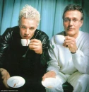 spike and giles sipping on tea and blood