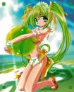 Green Girl At The Beach