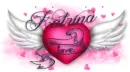 Pink heart-Katrina