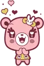 Cute Glitter Bear