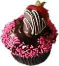Glitter Valentine's Cupcake