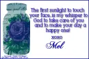 Mel - Sunlight On Your Face
