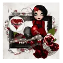with love on valentines day