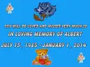 in loving memory  of Abert - jenny