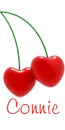 Floating Cherry Hearts Connie