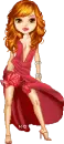Red dress