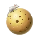 mouse and cheese wheel