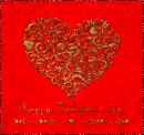 Happy Valentine's Day! red