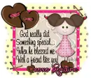 Loraine - God Blessed me with a friend like you