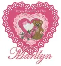 Happy Valentines - Marilyn