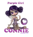 PURPLE GIRL - CONNIE