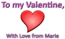  To My Valentine, 