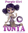 PURPLE GIRL - TONYA
